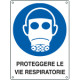 Cartello obbligo proteggere le vie respiratorie EN ISO 7010