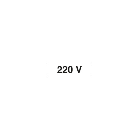 Cartello ausiliare 220 V
