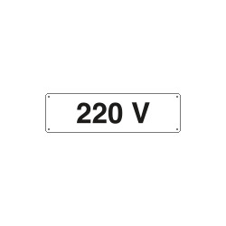 Cartello ausiliare 220 Volt
