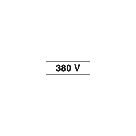Cartello ausiliare 380 V