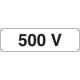 Cartello ausiliare 500 V