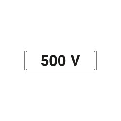 Cartello ausiliare 500 V