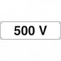 Cartello ausiliare 500 V