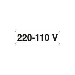 Cartello ausiliare 220-110 V