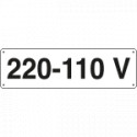 Cartello ausiliare 220-110 V
