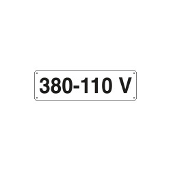 Cartello ausiliare 380-110 V