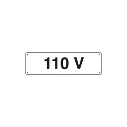 Cartello ausiliare 110 Volt