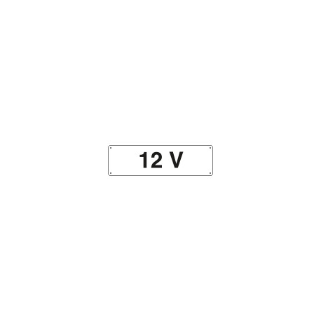 Cartello ausiliare 12 V
