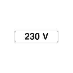 Cartello ausiliare 230 V