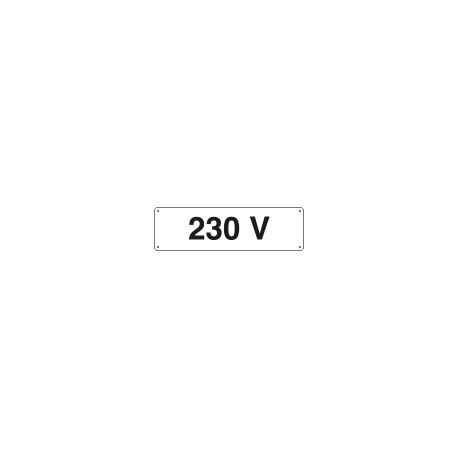 Cartello ausiliare 230 V