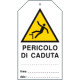 Cart. avvert. plast. PERICOLO CADUTA
