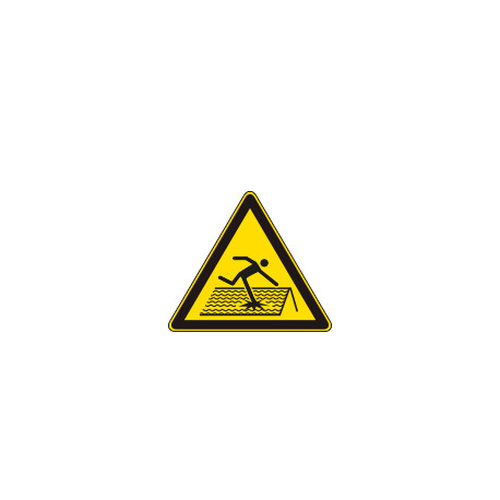 Cartello pericolo lucernario fragile EN ISO 7010