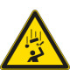 Cartello pericolo caduta oggetti EN ISO 7010