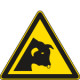 Cartello pericolo presenza toro EN ISO 7010