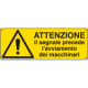 Cartello pericolo segnale avviamento macchinari EN ISO 7010