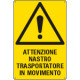 Cartello pericolo nastro trasportatore in movimento EN ISO 7010