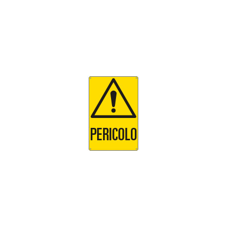 Cartello pericolo generico pericolo EN ISO 7010