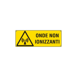 Cartello pericolo onde non ionizzanti EN ISO 7010