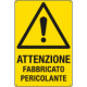 Cartello pericolo fabbricato pericolante EN ISO 7010