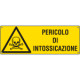 Etichetta adesiva pericolo di intossicazione EN ISO 7010