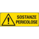 Cartello pericolo sostanze pericolose