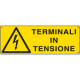 Etichetta adesiva terminali in tensione EN ISO 7010