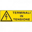 Etichetta adesiva terminali in tensione EN ISO 7010