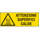 Cartello "attenzione superfici calde"