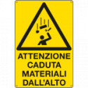 Cartello pericolo caduta oggetti EN ISO 7010