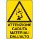 Cartello pericolo caduta oggetti EN ISO 7010