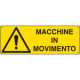 Etichetta adesiva macchine in movimento EN ISO 7010