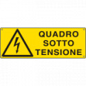 Etichetta adesiva quadro sotto tensione EN ISO 7010