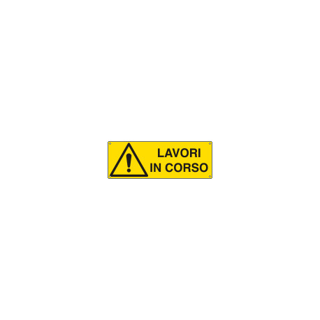 Cartello pericolo lavori in corso EN ISO 7010