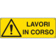 Etichetta adesiva lavori in corso EN ISO 7010
