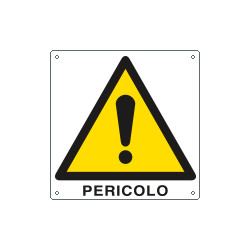 Cartello pericolo generico EN ISO 7010