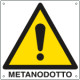 Cartello pericolo metanodotto EN ISO 7010