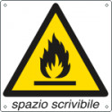 Etichetta autoadesiva pericolo solo simbolo EN ISO 7010
