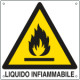 Cartello pericolo liquido infiammabile EN ISO 7010