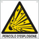 Cartello pericolo d'esplosione EN ISO 7010