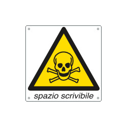 Cartello pericolo intossicazione EN ISO 7010