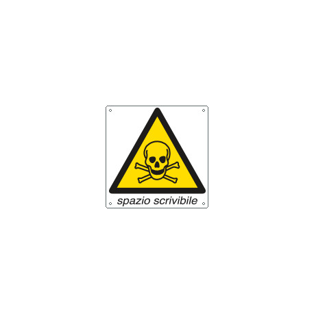 Cartello pericolo intossicazione EN ISO 7010