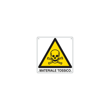 Cartello pericolo materiale tossico EN ISO 7010