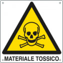 Cartello pericolo materiale tossico EN ISO 7010