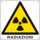 Cartello pericolo radiazioni EN ISO 7010