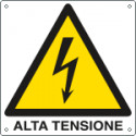 Etichetta autoadesiva pericolo alta tensione EN ISO 7010