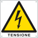 Cartello pericolo tensione EN ISO 7010