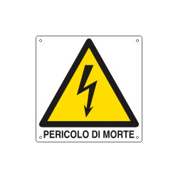 Etichetta pvc autoadesivo pericolo morte EN ISO 7010