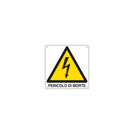 Etichetta pvc autoadesivo pericolo morte EN ISO 7010