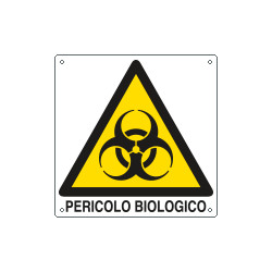Cartello pericolo pericolo biologico EN ISO 7010