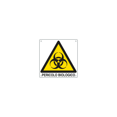 Cartello pericolo pericolo biologico EN ISO 7010